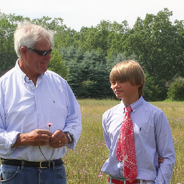 John Morris and Grandson